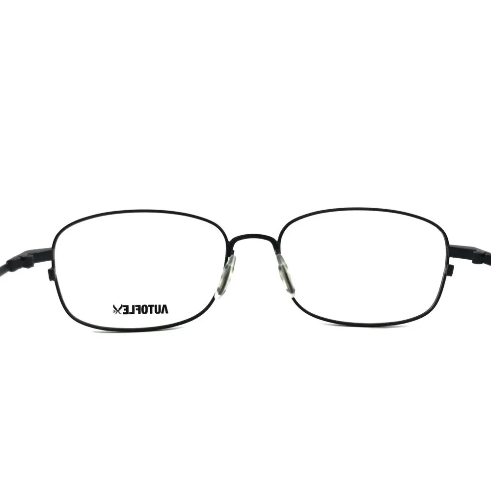 Autoflex by Flexon Eyeglasses Frames 201 MAG 001 Matte Black Wire Rim 55-17-145